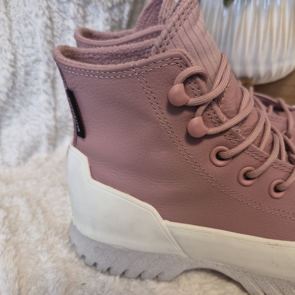 Converse Chuck Taylor All Star Lugged 2.0 Sneakers Pink Waterproof Women’s Sz 6 - Picture 5 of 16
